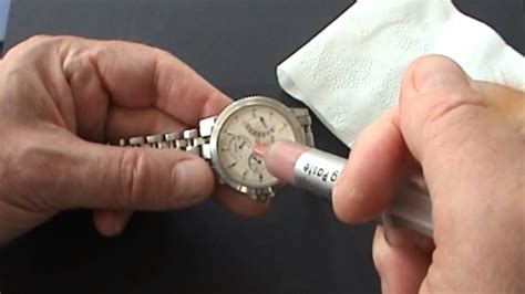 sapphire watch crystal scratch removal.